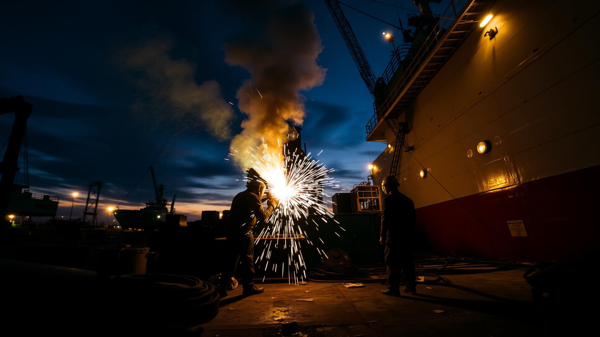 Marine & Shipyard — Certified Welders, Fitters & Riggers On Demand by MNP Manpower Singapore